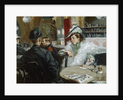 A Parisian Cafe by Gaetano de las Heras