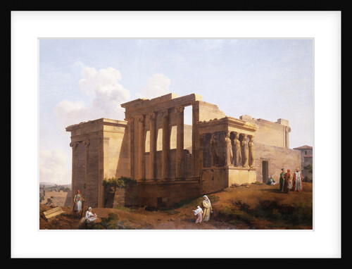The Temple of Minerva, Athens, Greece by Landelot-Theodore Turpin de Crisse