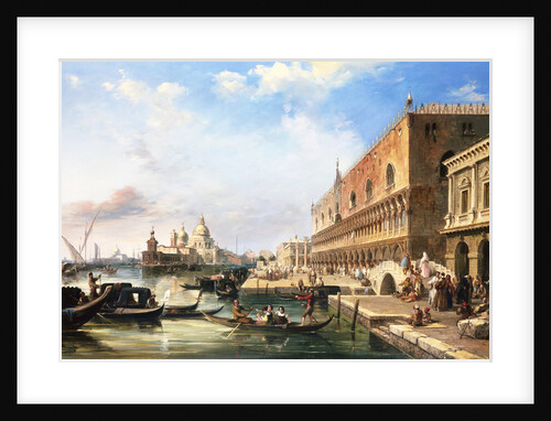 On the Grand Canal, Venice, Italy by Edward Pritchett