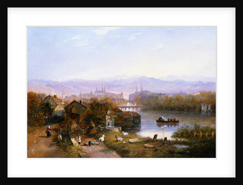 View of Zurich, Switzerland by James Wilson Carmichael