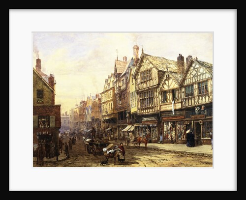 Bridge Street, Chester, England by Louise Rayner