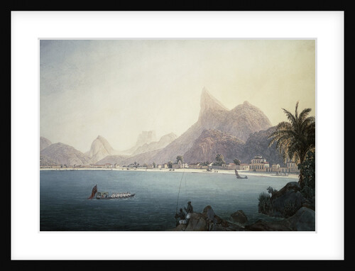 The Bay of Bota-Fogo, Rio de Janeiro by Thomas Ender