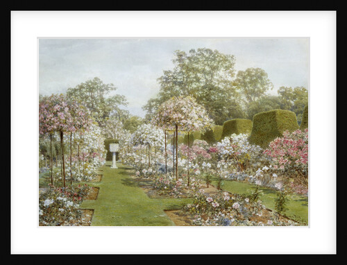 The Rose Garden, Clandon Park, Surrey, England by Thomas H. Hunn