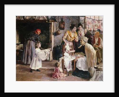 Preparing for the Baptism by Egisto Lancerotto