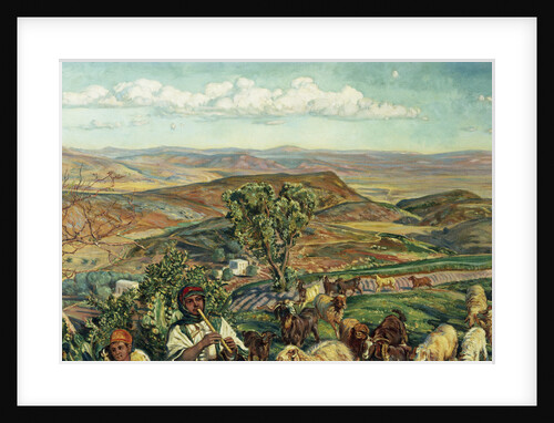 Plain of Esdraelon from Heights Above Nazareth, Israel by William Holman Hunt