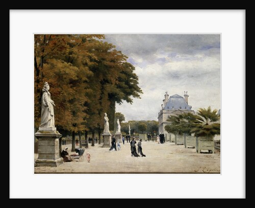The Luxembourg Gardens, Paris, France by Stanislas-Victor-Edmond Lepine