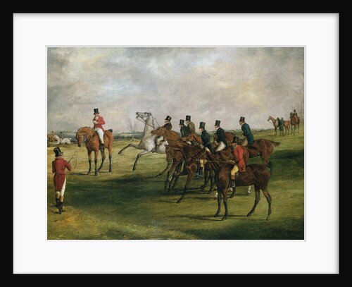 At the Start by Henry Thomas Alken