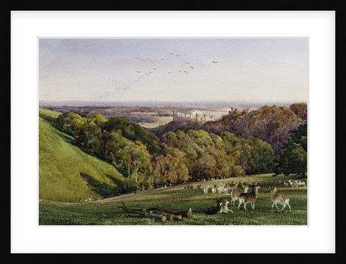 Evening in Arundel Park, Sussex, England by Charles James Adams