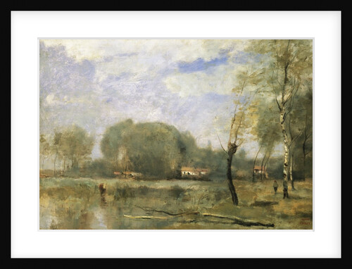 The Marshes of Arleux by Jean-Baptiste-Camille Corot