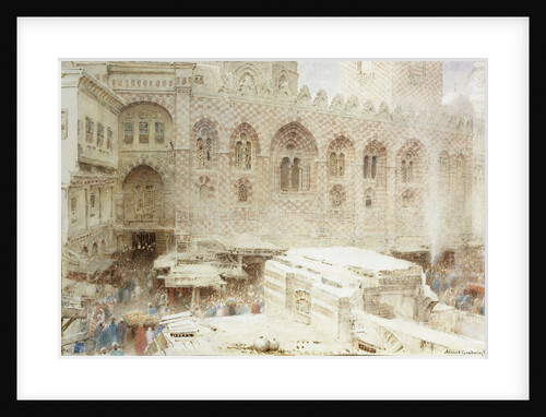 Cairo, In the Dust of the Bazaar by Albert Goodwin