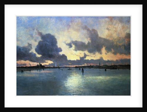 Sunset on the Laguna, Venice, Italy by Marie Joseph Iwill