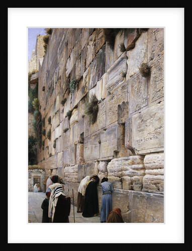 The Wailing Wall by Gustav Bauernfeind