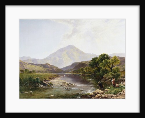 Moel Hebog from the Stepping Stone, Wales by Henry John Boddington