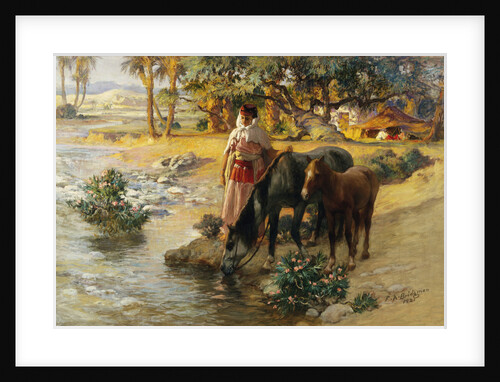 The Oasis by Frederik Arthur Bridgman