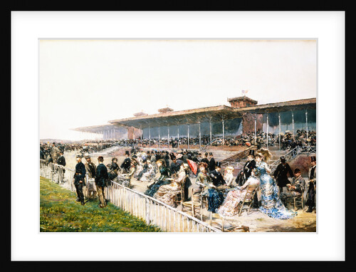 Paris, the Races at Longchamp by Ludovico Marchetti