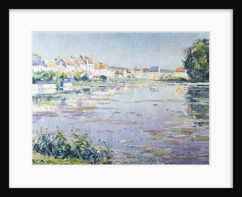 Houses on the Lake in Boitsfort by Paul Mathieu