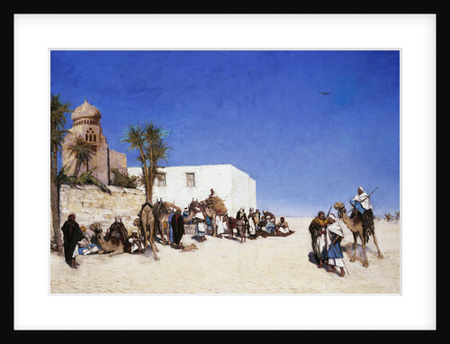 A Desert Scene Nicolai Martin Ulfsten by Anonymous