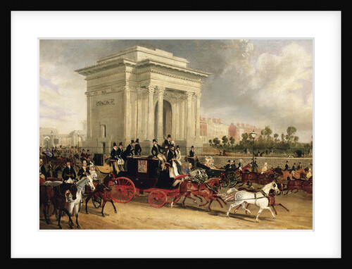 Hyde Park Corner, London by James Pollard