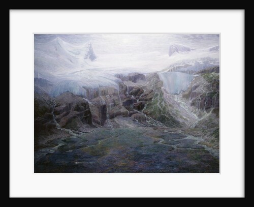 A Glacier in a High Valley by Emile Mediz-Pelikan