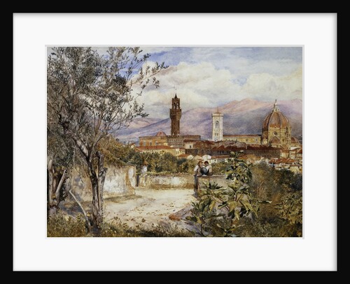 Florence, the Duomo from the Mozzi Garden by Henry Roderick Newman