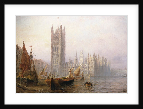 The Houses of Parliament, London by Claude Thomas Stanfield Moore