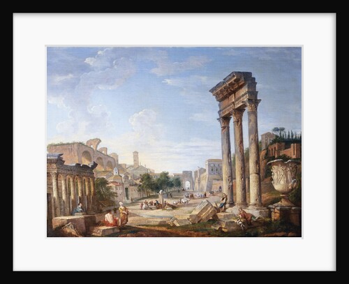 The Forum, Rome, Italy by Giovanni Paolo Panini