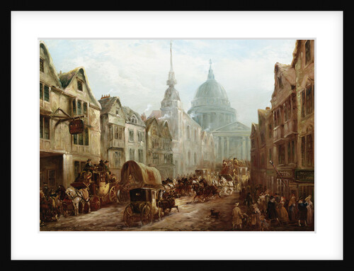 The Belle Savage Inn, Ludgate Hill, London by John Charles Maggs