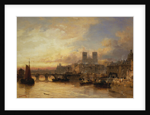 A View of Paris, France by James Webb