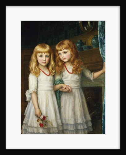 Marjory and Lettice Wormald by Arthur Hughes