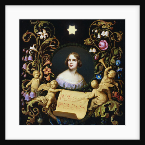 Portrait of Jenny Lind by Karl Schmidt-Carlson