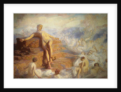 Prometheus Consoled by the Spirits of the Earth by George Spencer Watson