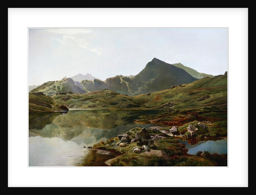 Llyn Y Cwm Fflynnon, North Wales by Sidney Richard Percy