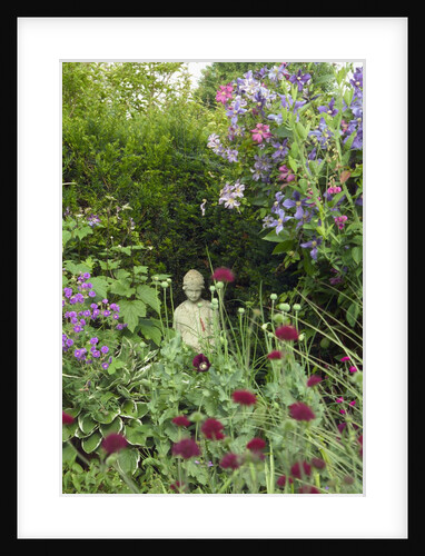 Small Statue in a Back Garden by Anonymous