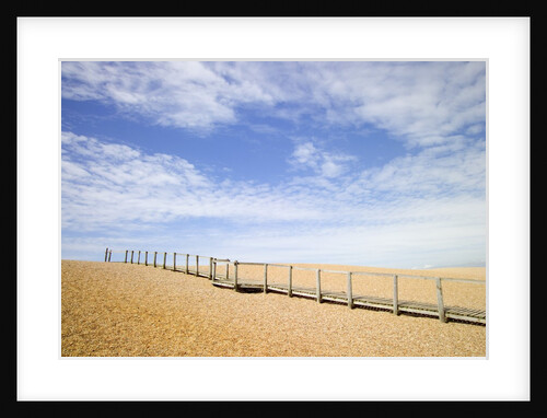 Boardwalk at Chesil Beach in Dorset by Anonymous