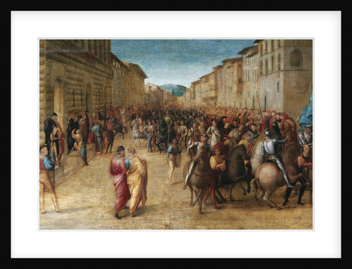 Entrance of Charles VIII in Florence by Francesco Granacci
