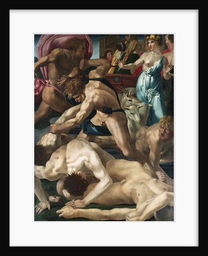 Moses Defends the Daughters of Jethro by Rosso Fiorentino