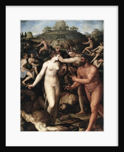 Hercules and the Muses by Alessandro Allori