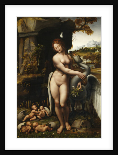 Leda and the Swan by Francesco Melzi