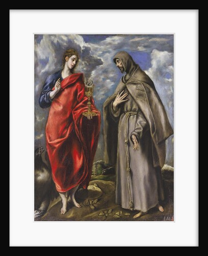 Saint John the Evangelist and Saint Francis by El Greco