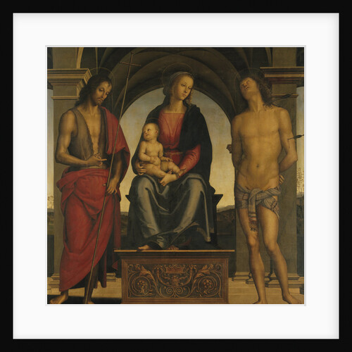 Madonna and Child with Saint John the Baptist and Saint Sebastian by Perugino