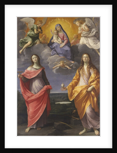 Madonna of the Snow with Saints Lucy and Mary Magdalen by Guido Reni
