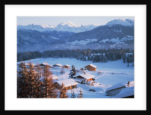 Chalets in the Swiss Alps by Anonymous