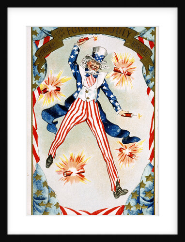 Hurrah for the Fouth of July! Hurray! Postcard by Anonymous