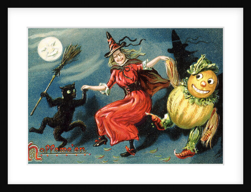 Hallowe'en Postcard by Anonymous