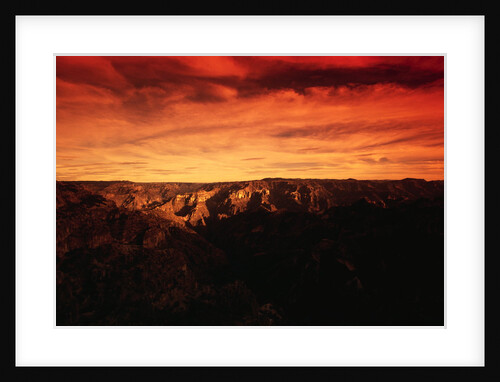 Copper Canyon at Sunset by Anonymous