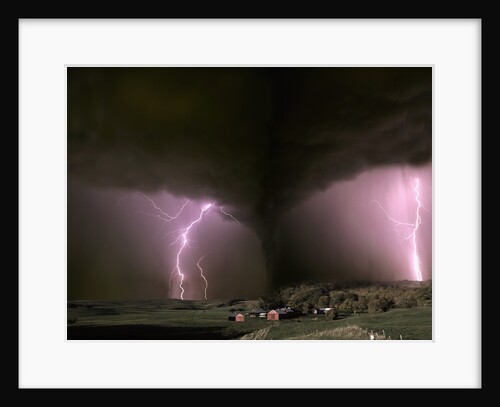 Farm Threatened by Tornado