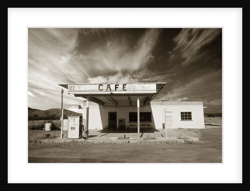 Gas Station and Cafe by Anonymous