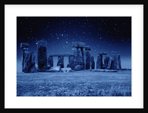 Stonehenge at Night by Anonymous
