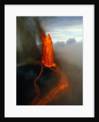 Kilauea Erupting by Anonymous