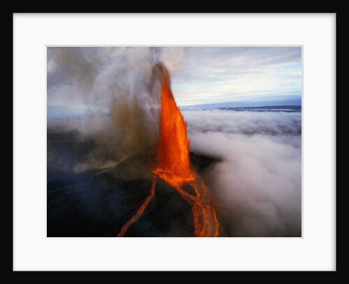 Kilauea Erupting by Anonymous